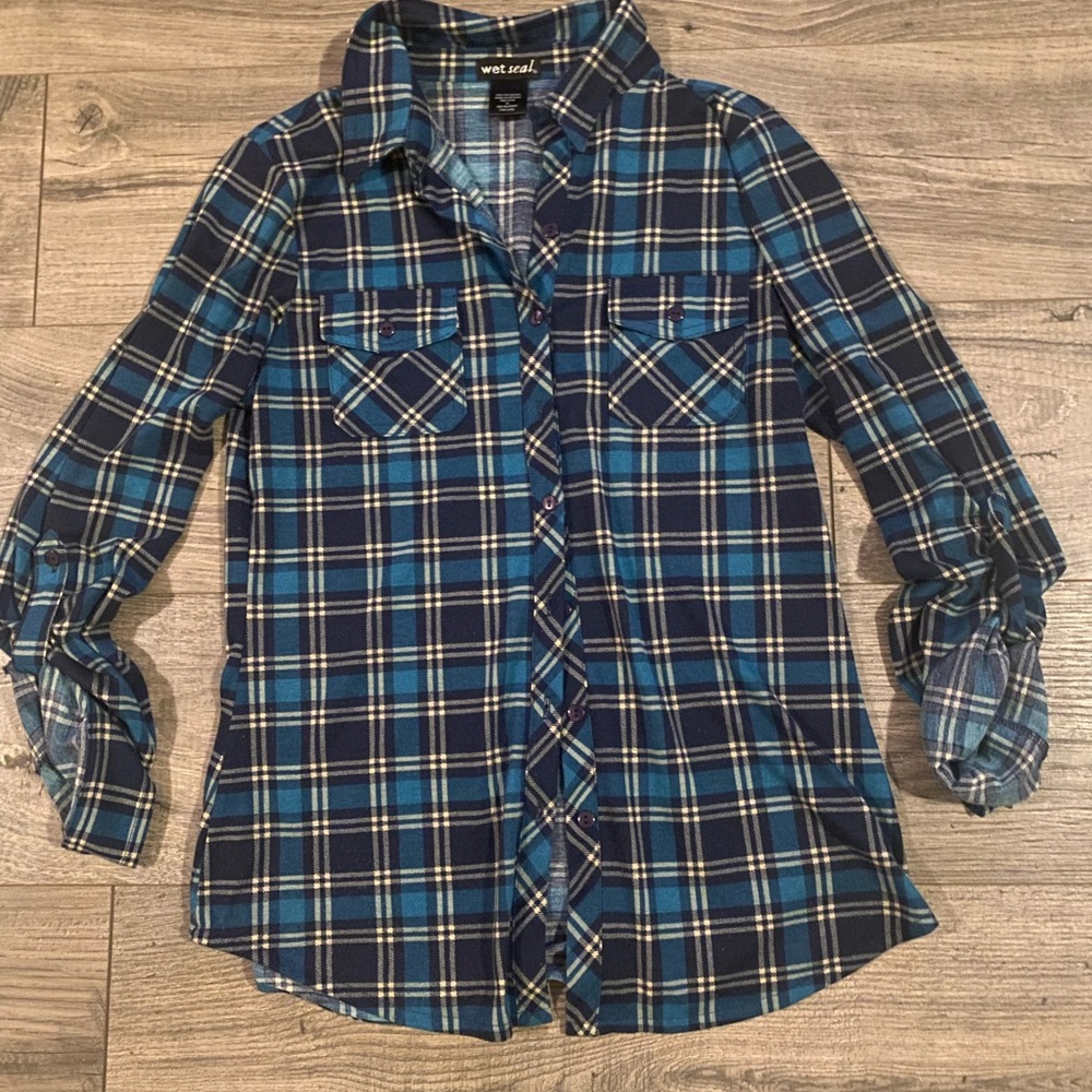 Wet seal flannel shirt super soft